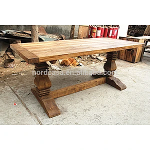 french style handmade european furniture vintage dining table wood