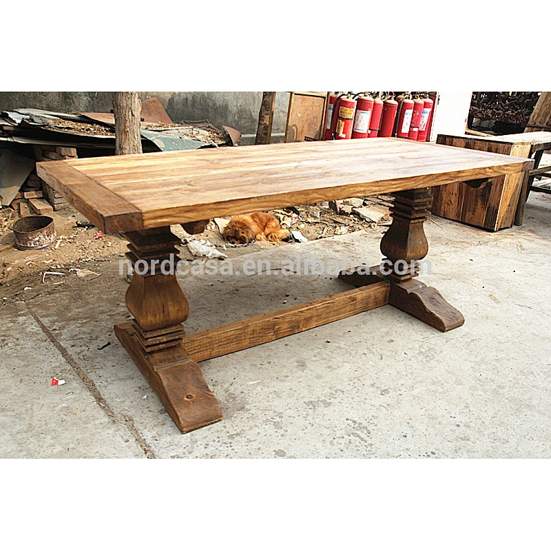 french style handmade european furniture vintage dining table wood