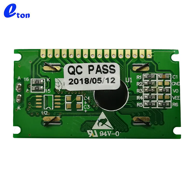 Professional Manufacturer 0801 YELLOW GREEN Display Module