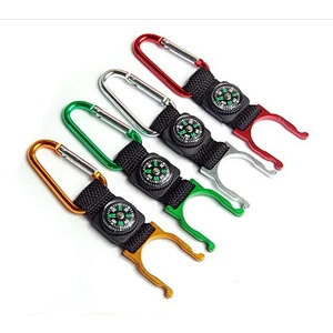 The water bottle buckle of the compass, the mountaineering buckle
