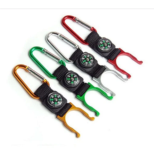 The water bottle buckle of the compass, the mountaineering buckle