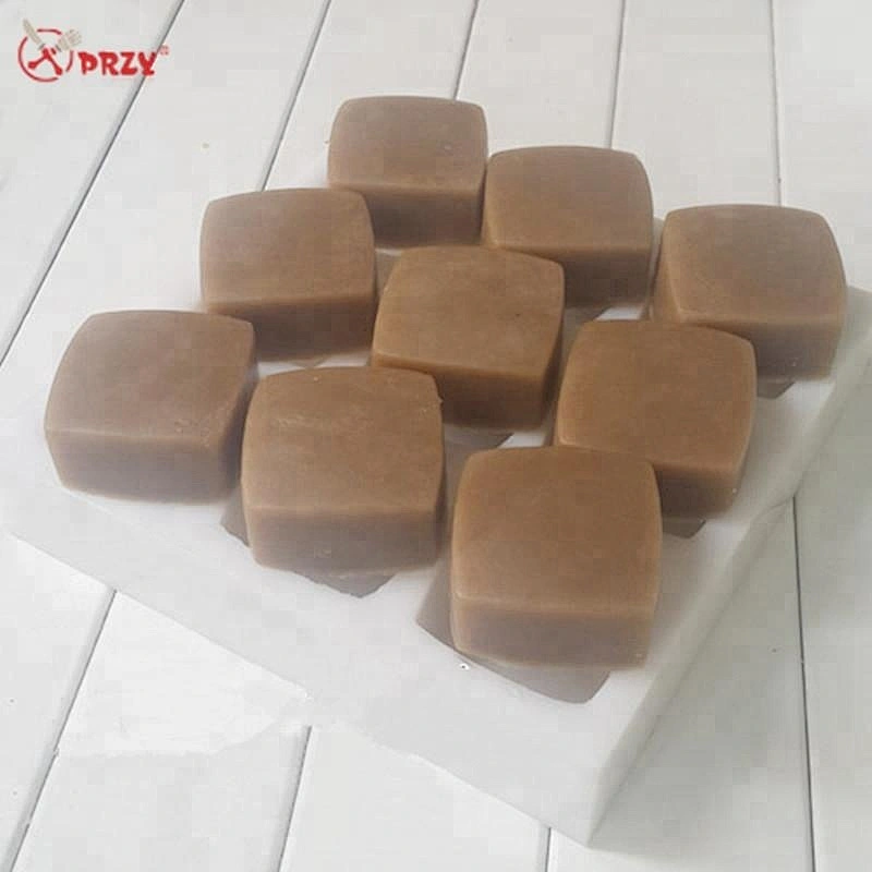 Round edge 9-holes square mould Silicone soap mold food grade silicone Soap molds