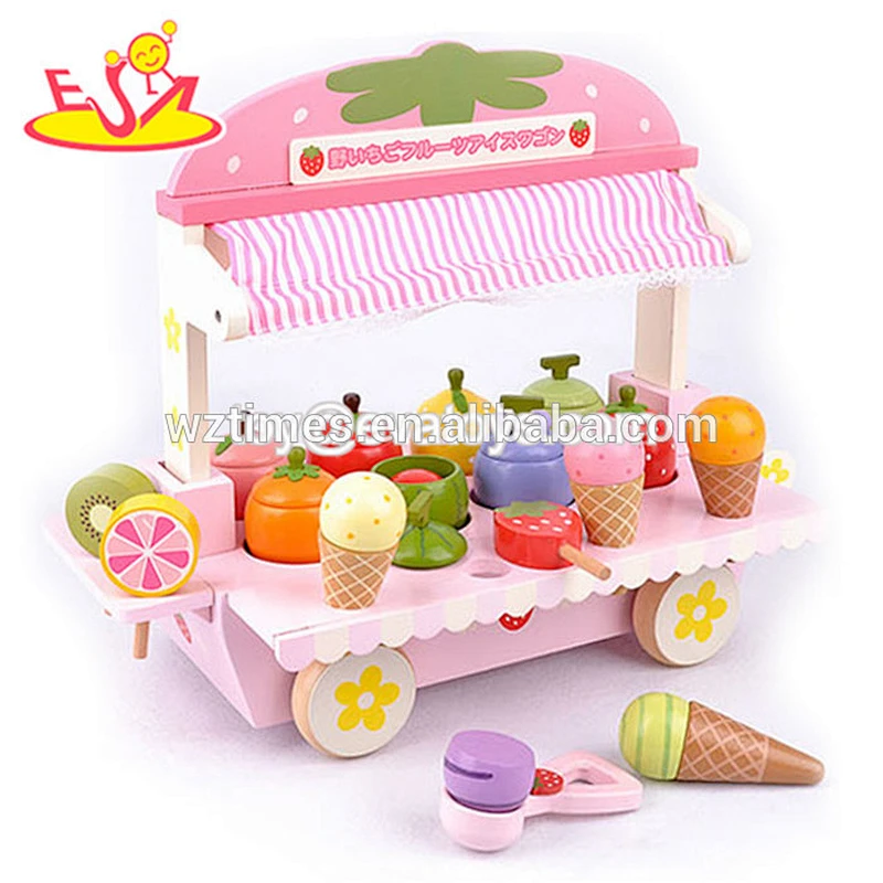 Die beliebtesten Kinder spielen Holzspielzeug Kuchen mit Ständer W10B241