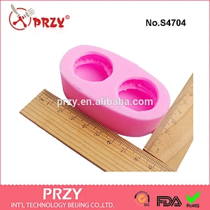 S4704 food grade 2 hole macaron soap mold silicone soap molds silicone macaron mold for soap