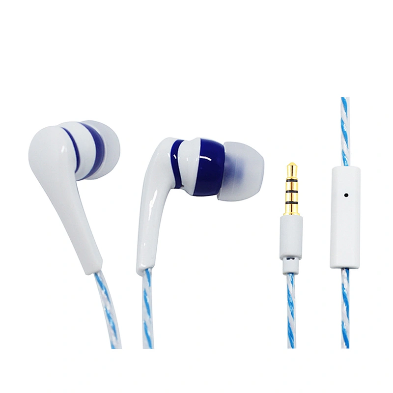 Perfect fashion design silicone cover music wired in ear earphones