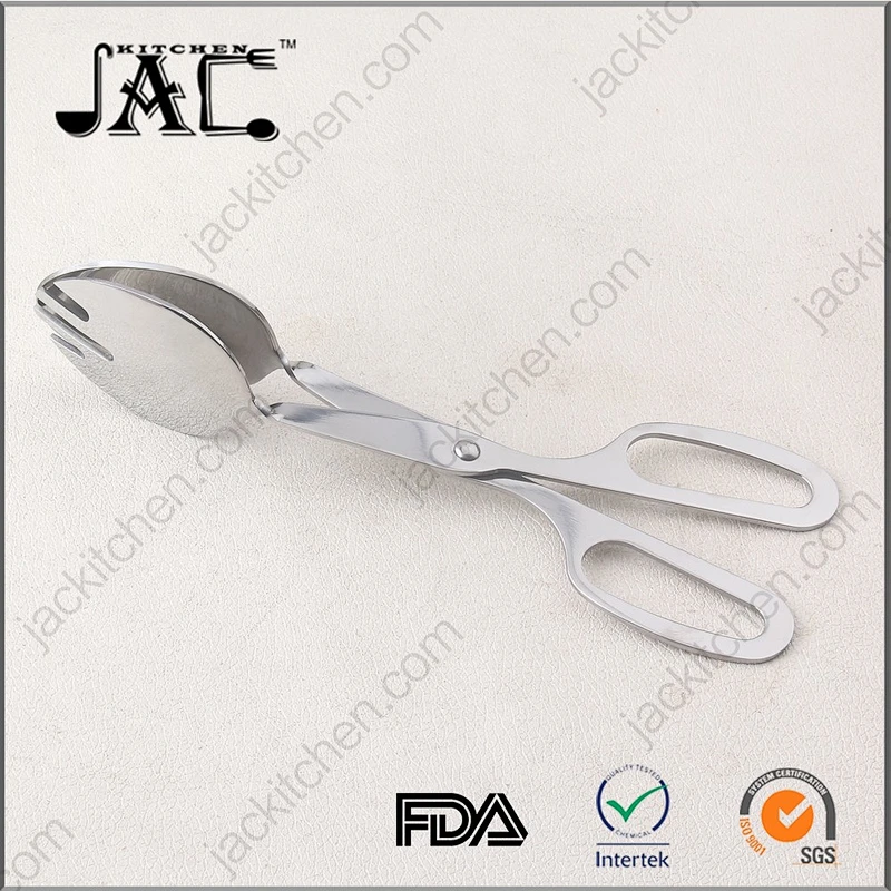 Good Quality Stainless Steel Grade Metal Food Tong for Salad