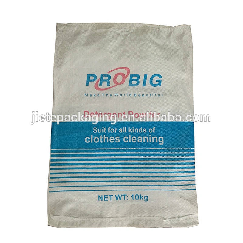 Video, pp woven bag for pack washing powder, detergent 10kg 20kg 25kg with printing