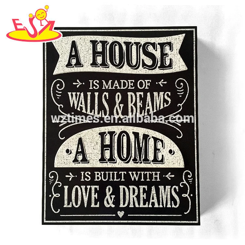 Wholesale top quality wooden modern wall decor for holiday use W09D062