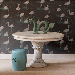 chinese rustic distressed wood dining room table