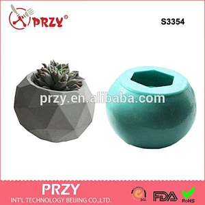 S3354 3d vase and planters moulds silicone soap molds whole sell vase handmade soap mold