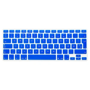 Hot sale Waterproof Custom Silicone Keyboard Skin Danish Keyboard Cover For Macbook Air 13