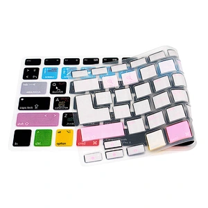 Logic Pro X Spanish Functional Silicone Keyboard Skin shortcuts keyboard skin For Macbook Pro 13 Retina for macbook pro 15