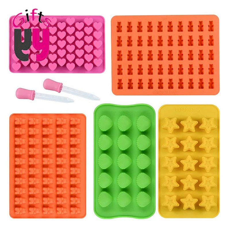 mini Cavity Silicone Cake Chocolate Candy Mould Heart Form Bake Tool DIY