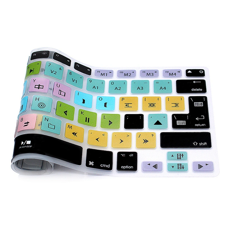 High Quality Avid Media Composer Shortcut Silicone Hard Keyboard Cover skin laptop For mac laptop Air