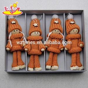 2018 New products top fashion baby dolls toy wooden Christmas gifts for girls W02A243
