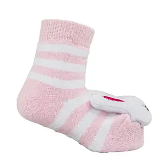3d cartoon animal head doll baby cute socks
