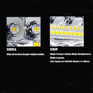 Offroad Triple Row 4inch 60w Led Work Light Bar