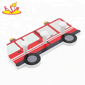 New arrival cartoon wooden children coat hooks for room or nursery W09B096