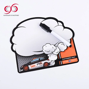 High Quality a4 colorful pvc soft magnets board magnetic memo board with pen