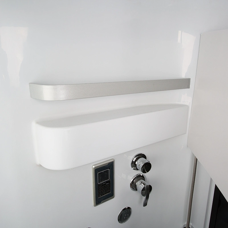 China supplier hot sale two sliding glass door square style steam bath shower cabin
