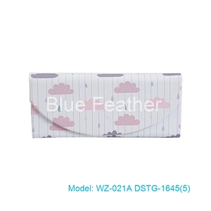 Creative Printing Triangle Sunglasses Case Spectacle Box Folding Glasses Case