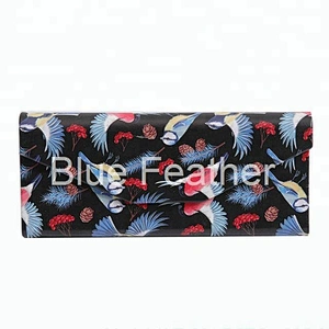 CMYK Printing Foldable Triangle Sunglasses Case Folding Glasses Case