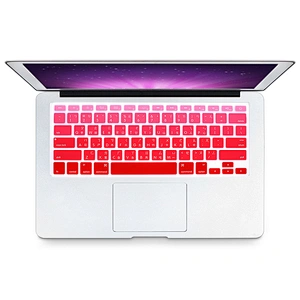 Custom taiwan Silicone Rainbow Keyboard Cover keyboard skins for Macbook air pro 13 Inch cover mac book pro a1398