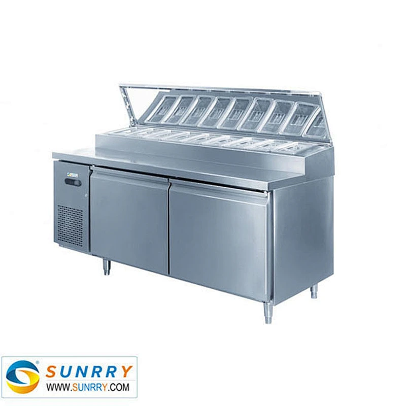 High Quality Pizza Prep Table Refrigerator Work Table