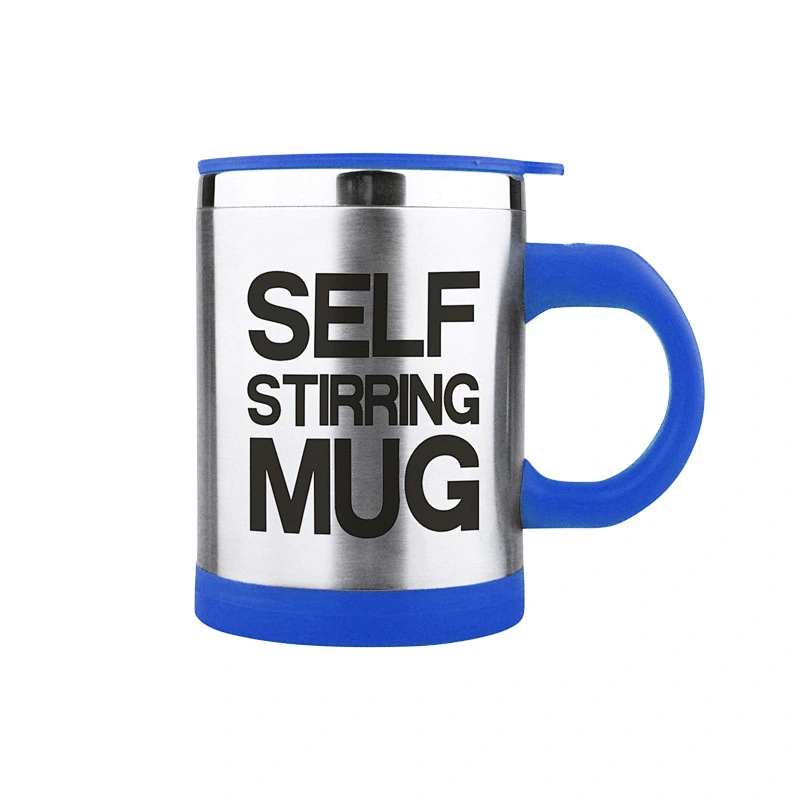 China wholesale price coffee auto- mixing self stirring mug with handle self stirring milk mug for home and office