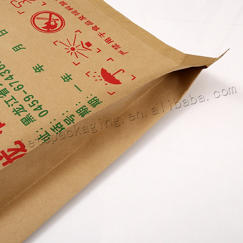 Proper price customized pp woven and paper compound bags for building and frozen meat packaging