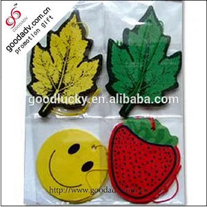New design scent custom paper car air freshener perfume card