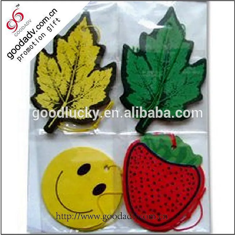 New design scent custom paper car air freshener perfume card