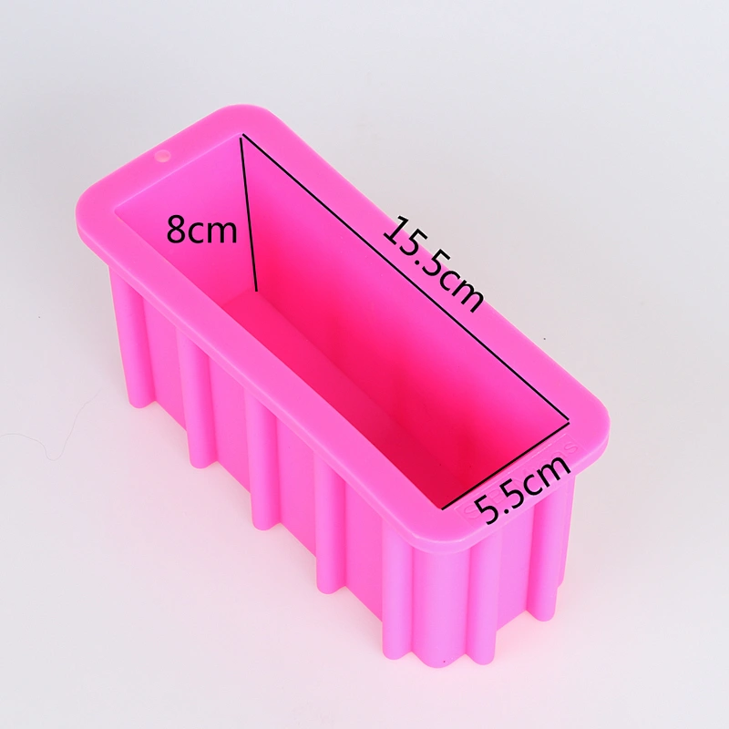 PR363 Silica gel Rectangle  Tall Skinny Toast Mousse Cake Tools Silicone Loaf Soap Mold