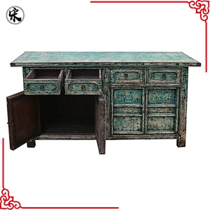 chinese recycled wood oriental furniture in living room