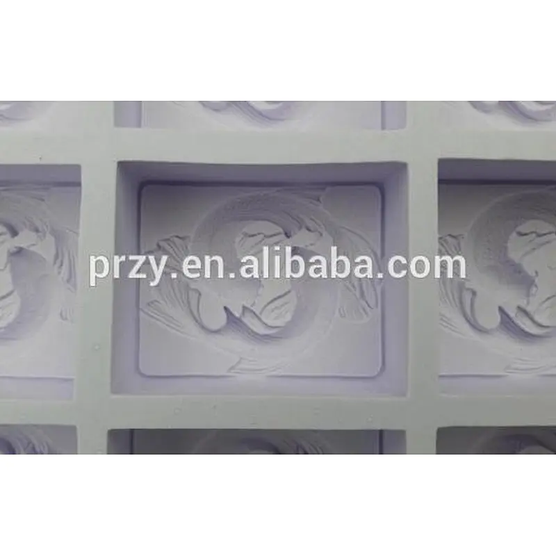 2017 PRZY Pisces 9 Bars Tray soap silicone mold Pisces silicone mold soap molds