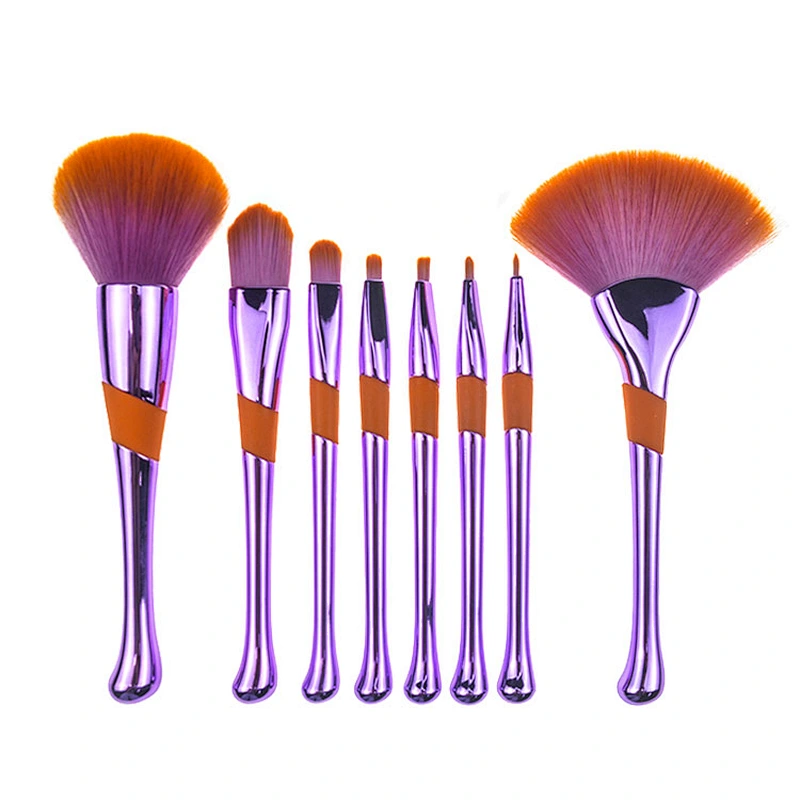 Sialia Plastic Handle makeup brush Sets Professional Cosmetic Brushes with  Eye Shadow Mixed Concealer Makeup Too
