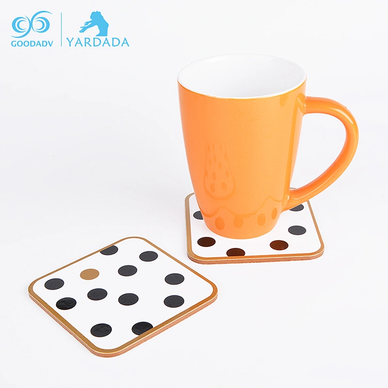 Durable Heat Resistant mdf coasters coffee cup coasters