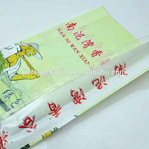 High quality printed pp woven custom printing food, basmati rice flavour bags 40kg