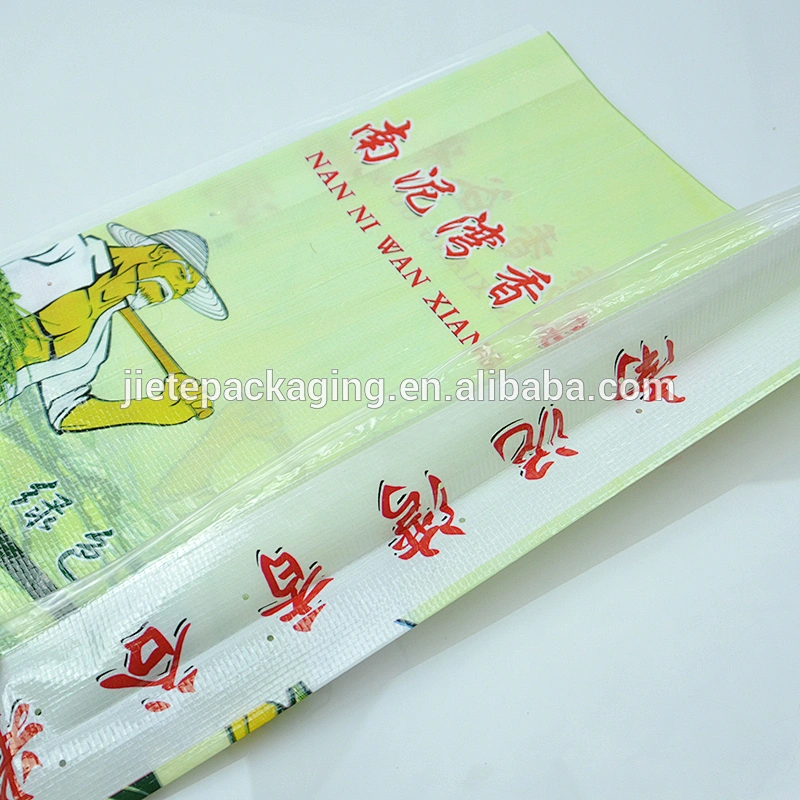 High quality printed pp woven custom printing food, basmati rice flavour bags 40kg