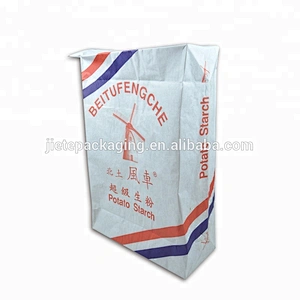 Customized design printing 50kg laminated white pp woven flour packaging bag export Afghan