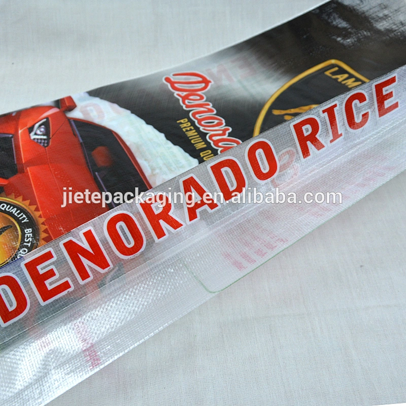 China manufacture black pp woven bag for pet food 10kg plastic rice bags