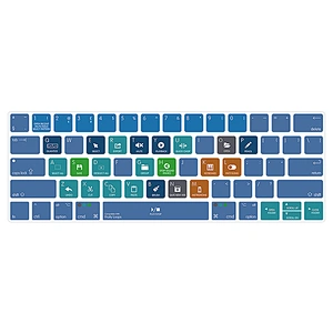 Shenzhen Keyboard Covers FL Studio Fruity Loops Hotkeys TPU Keypad Skin for macbook laptop keyboard protector A1706 A1707