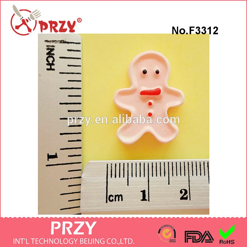 F3312 Gingerbread Man Cookie Silicone Mold silicone chocolate mold food grade fondant mold
