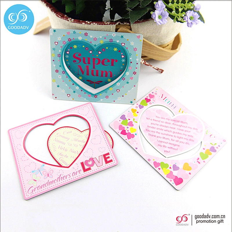 Personalized die -cut promotional custom logo magnetic sexy photo frame