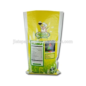New design bopp laminated pp woven fabric durable moisture proof plastic thailand rice packing bag 50kg