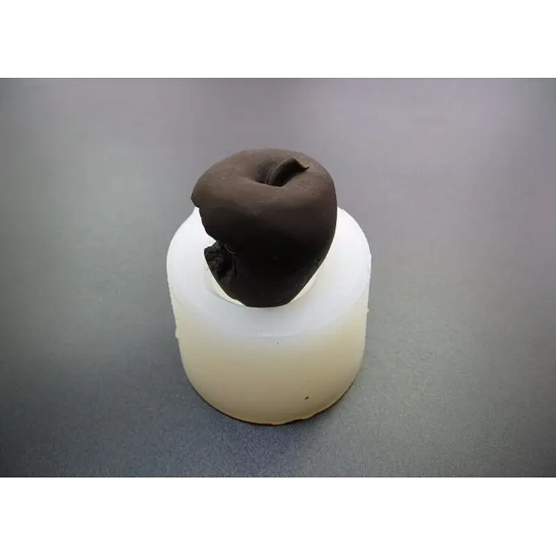 SG0003 Apple With a Bite Shaped soap Mold Cake Decoration tools 3d handmade silicone mould