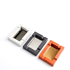 Rectangular cement Ashtray silicone molds cigar concrete ashtray personality decorations Mold