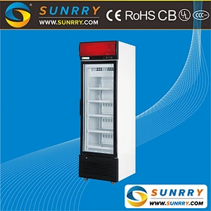 Wholesale Upright Beverage Freezer Glass Door One Door 310L (SY-BC730A SUNRRY)