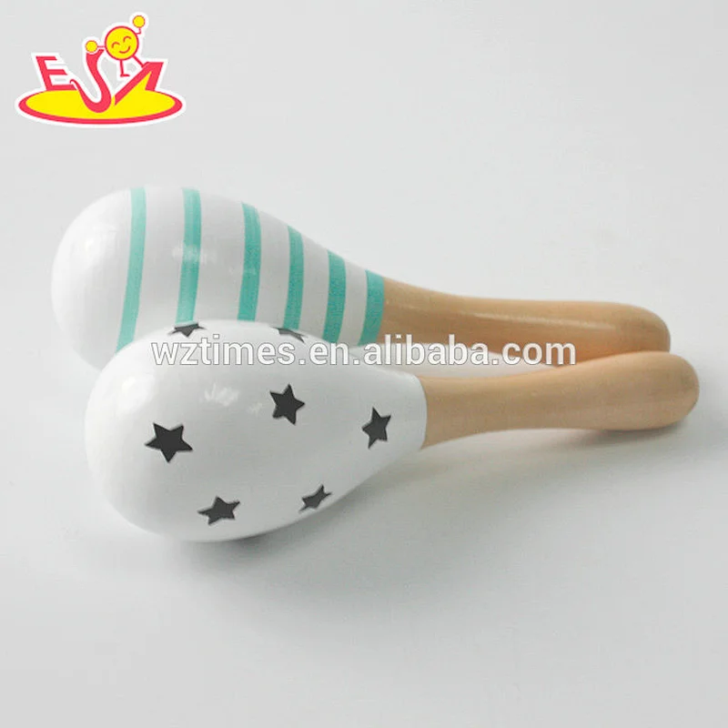 Wholesale best quality musical early learning wooden sand ball toy W07I128