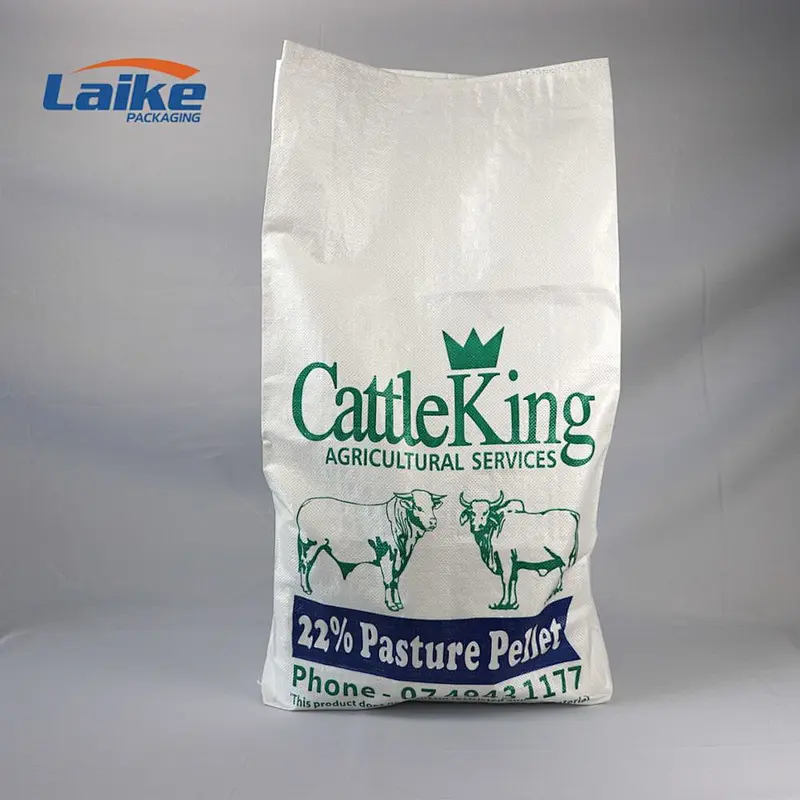 High quality white woven bag